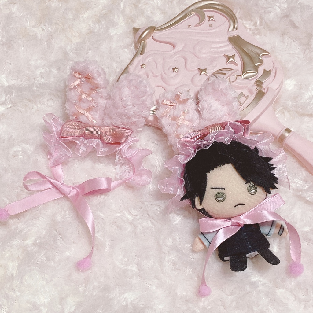 レースアップ うさみみ ヘッドドレス