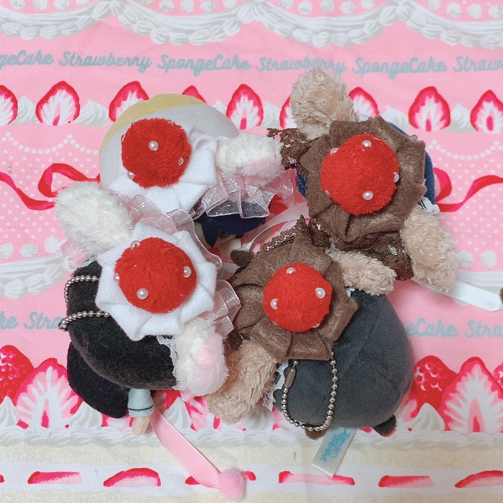 ホイップ ストロベリー ヘッドドレス くまちょこけーき