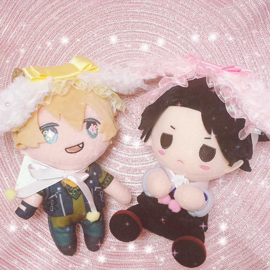 たれみみ パールフリルりぼん ヘッドドレス