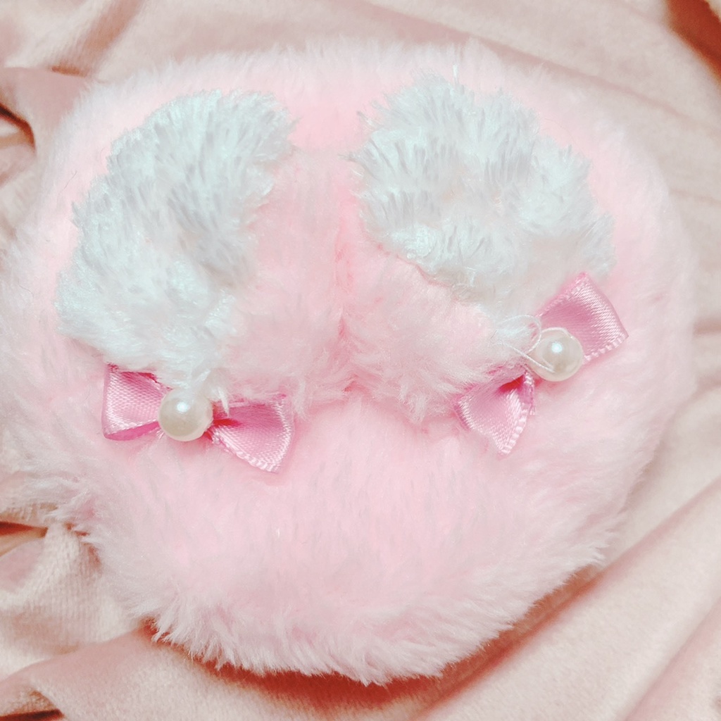 ねこみみベレー帽ふわふわケープセット