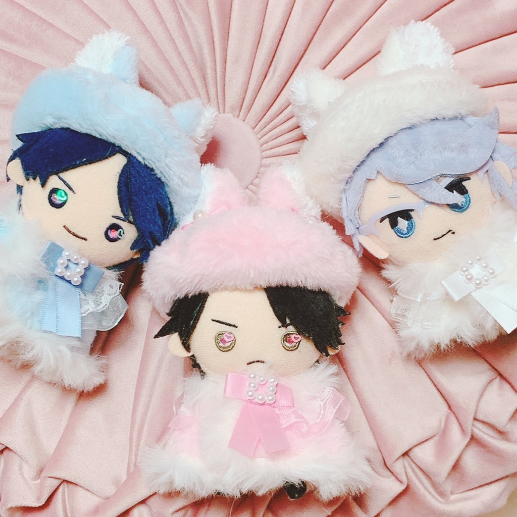 ねこみみベレー帽ふわふわケープセット