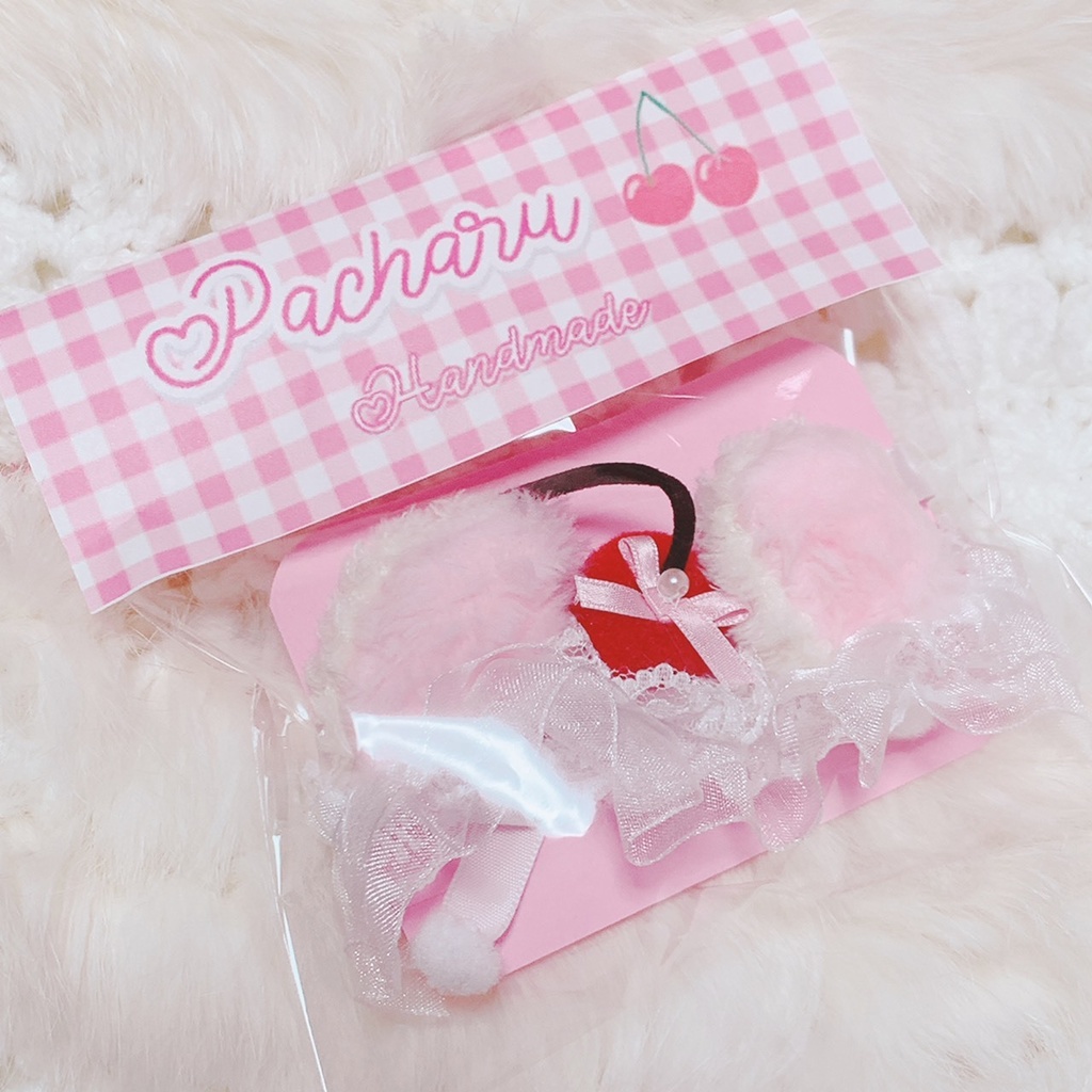 ホイップチェリーにゃんこ ヘッドドレス