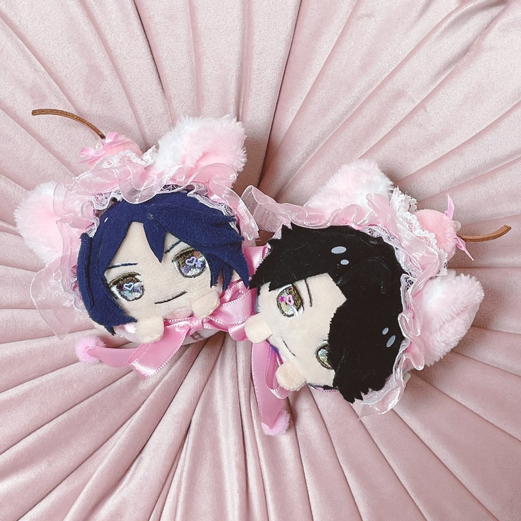 ピンクチェリー ねこみみ ヘッドドレス
