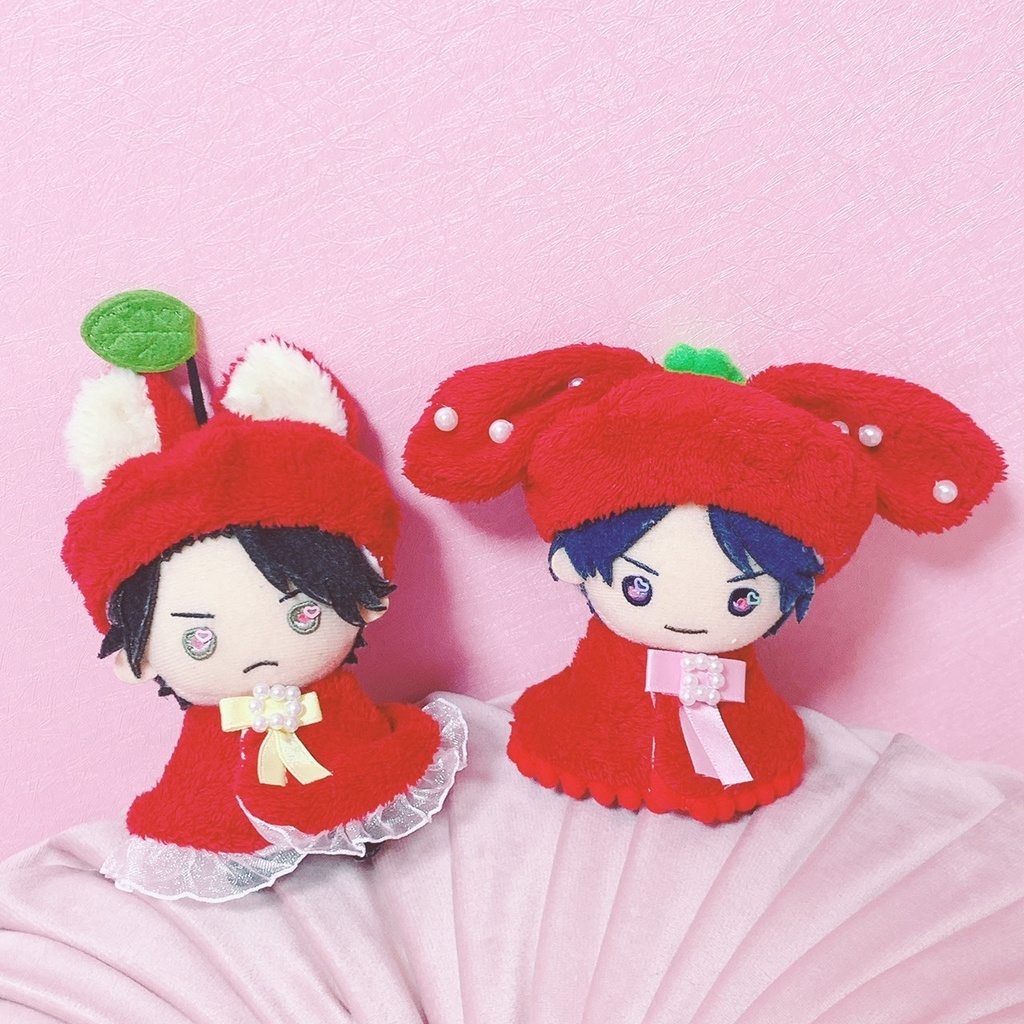 ジューシーいちご ベレー帽 マント セット