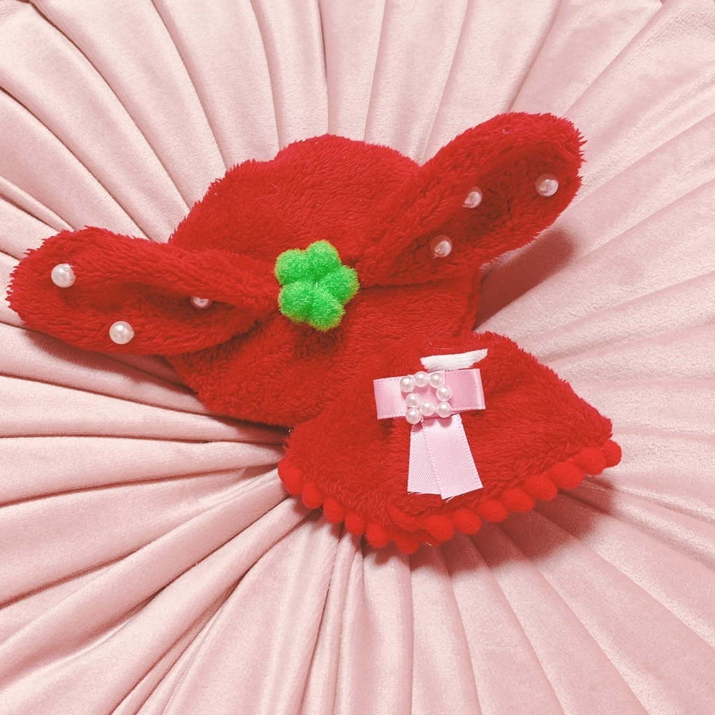 ジューシーいちご ベレー帽 マント セット