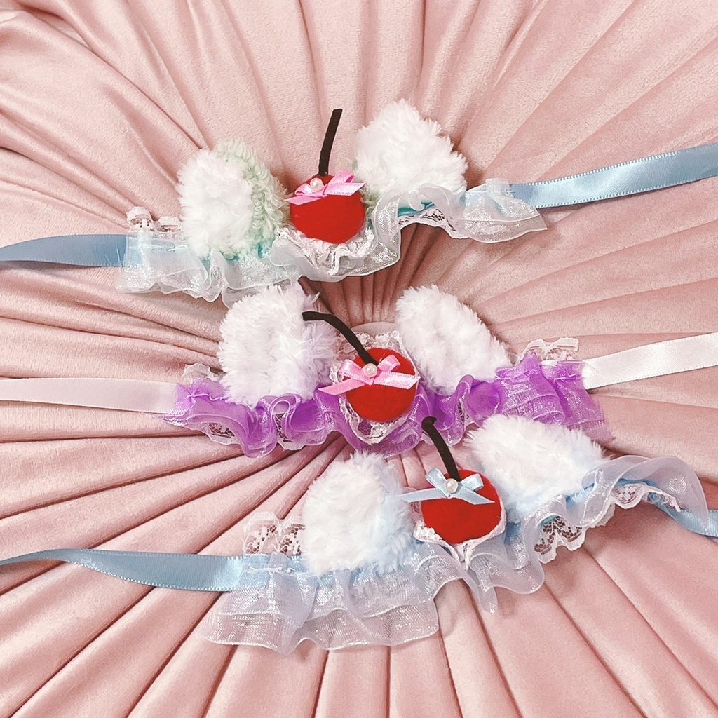 ホイップチェリーにゃんこ ヘッドドレス