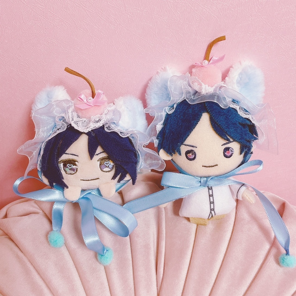 ピンクチェリー ねこみみ ヘッドドレス *ラムネver.