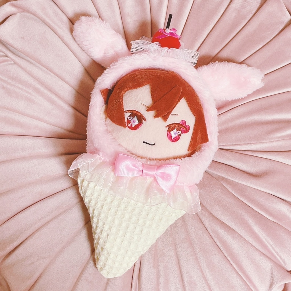 うさみみ アイスクリーム 着ぐるみ チェリーver. 大きいサイズ