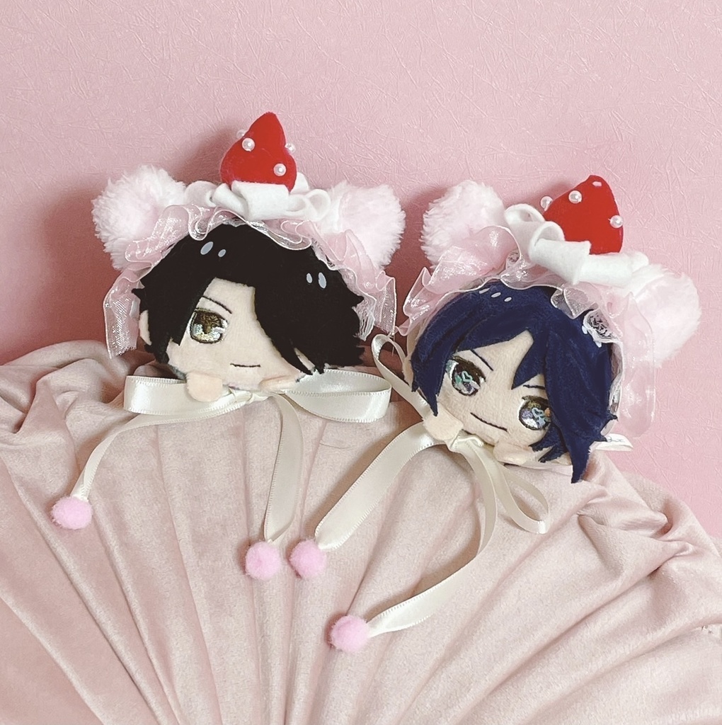 ホイップ ストロベリー ヘッドドレス にゃんこショートケー