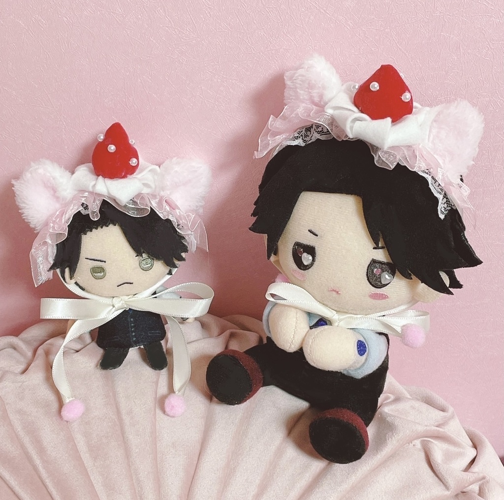 ホイップ ストロベリー ヘッドドレス にゃんこショートケー