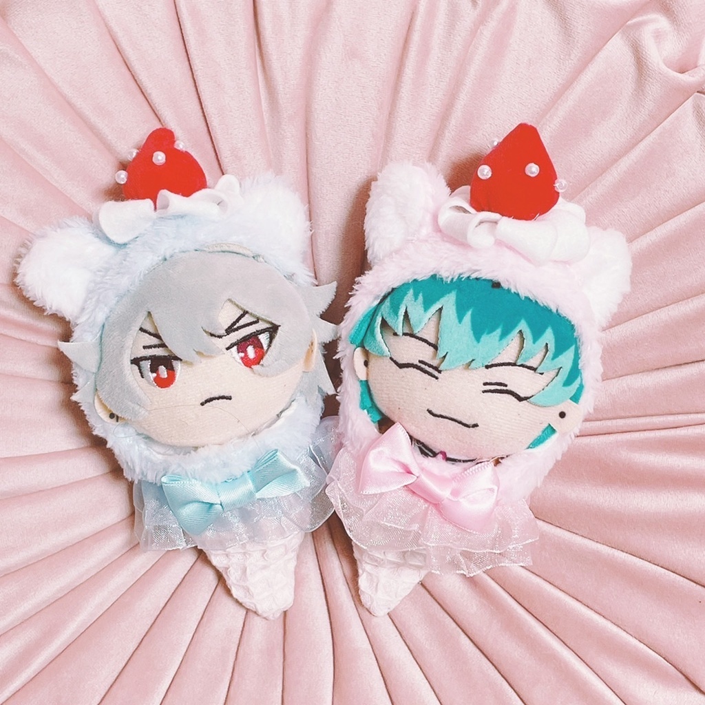 ねこみみ アイスクリーム 着ぐるみ いちごver. 小さいサイズ