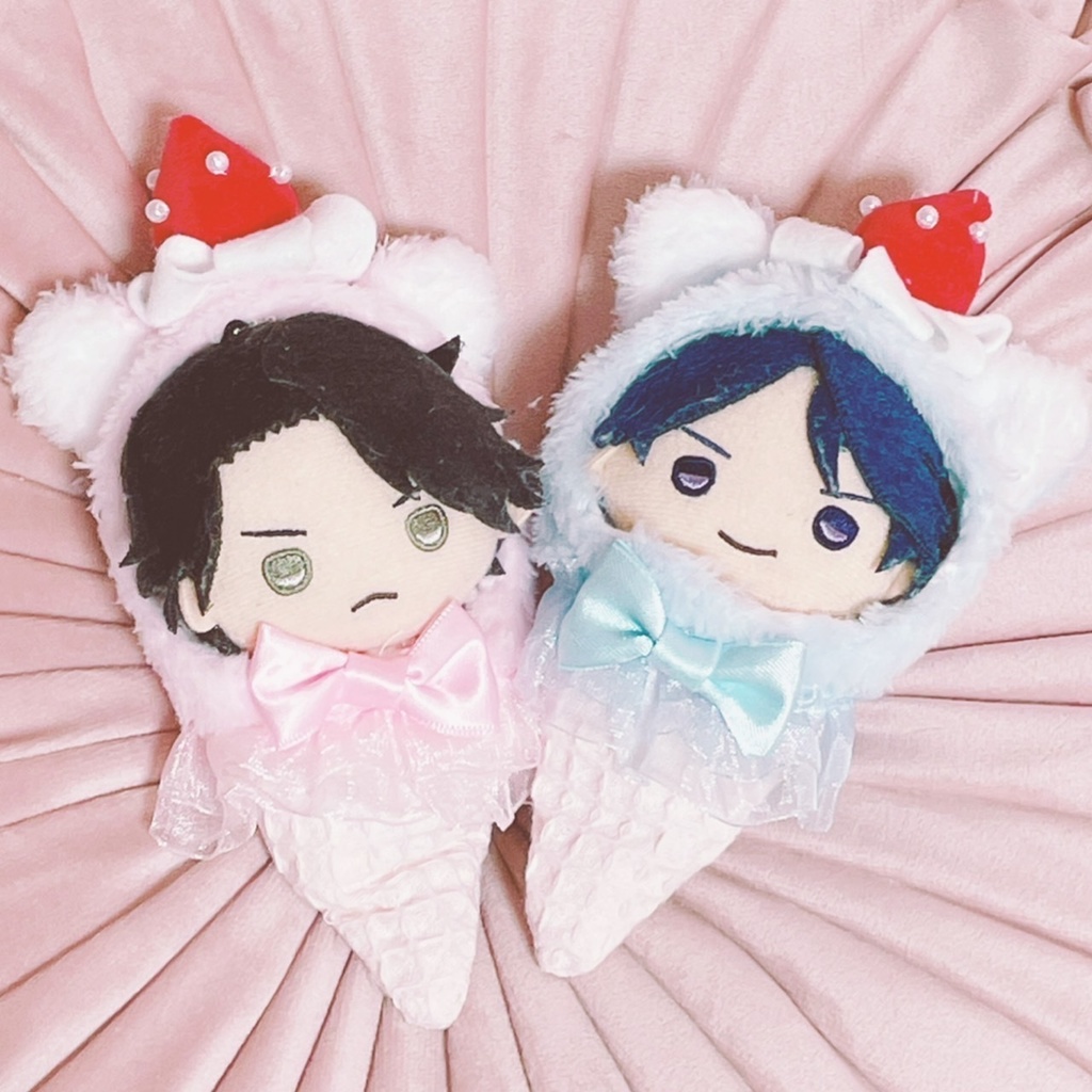 ねこみみ アイスクリーム 着ぐるみ いちごver. 小さいサイズ