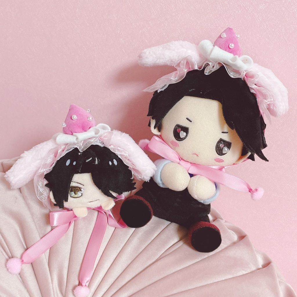 ぴんくストロベリーうさみみ ヘッドドレス