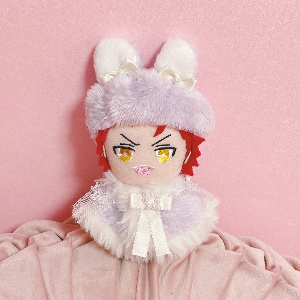 ねこみみベレー帽ふわふわケープセット