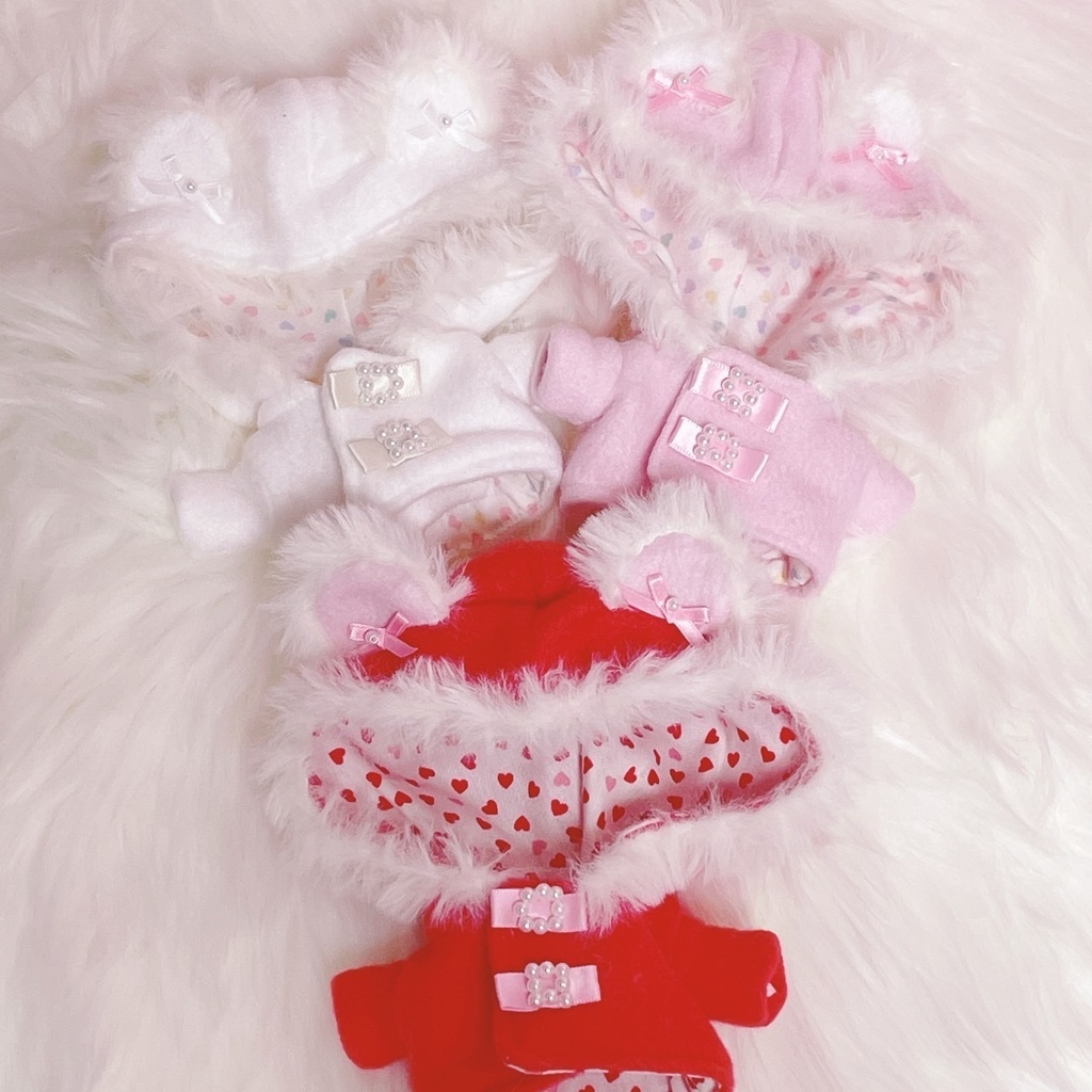 ふわふわおりぼんねこちゃんコート