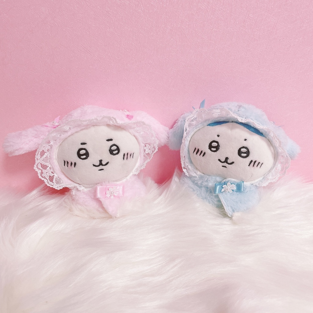 フード付きうさちゃんケープ