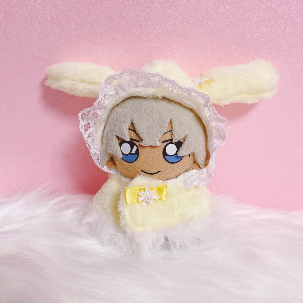 フード付きうさちゃんケープ