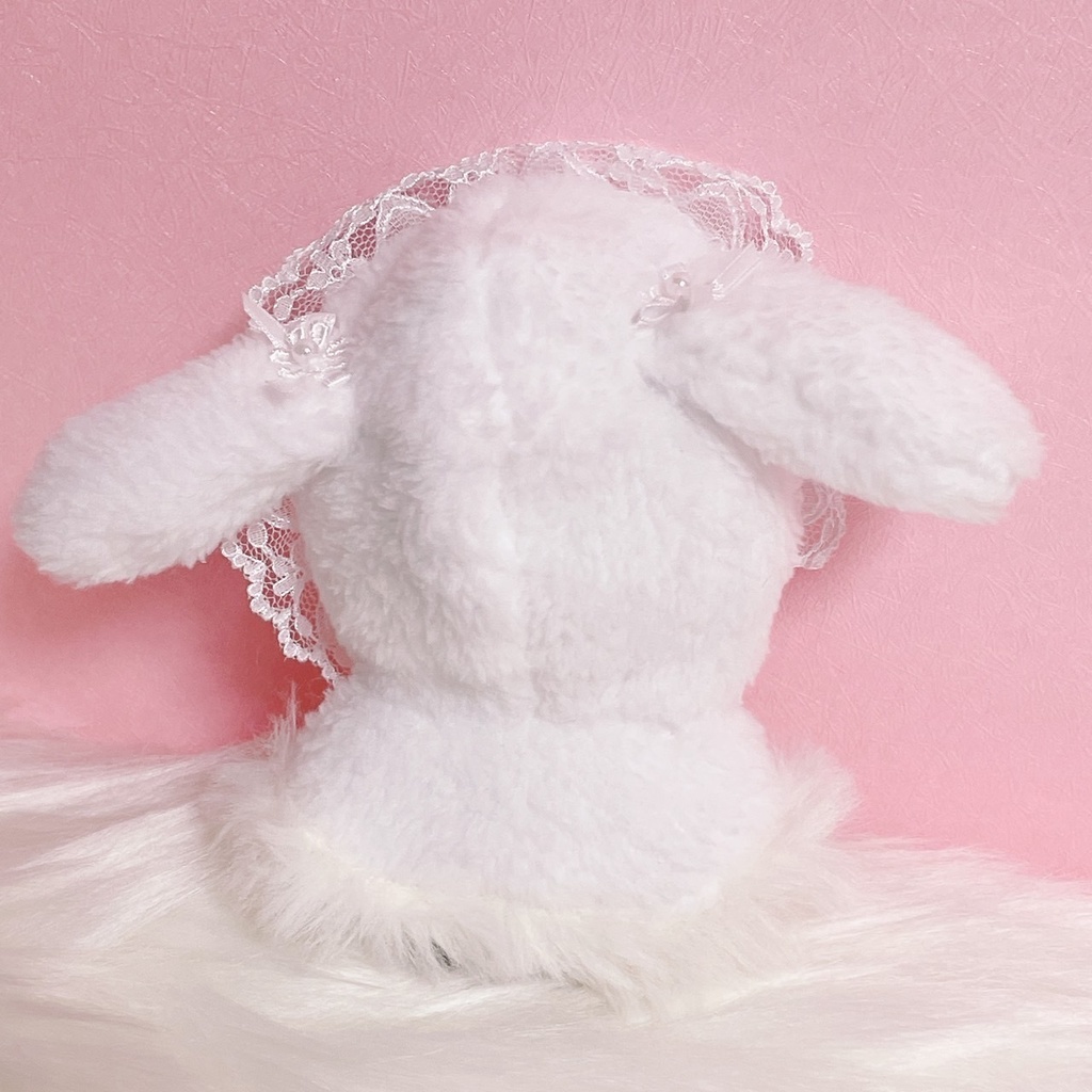 フード付きうさちゃんケープ