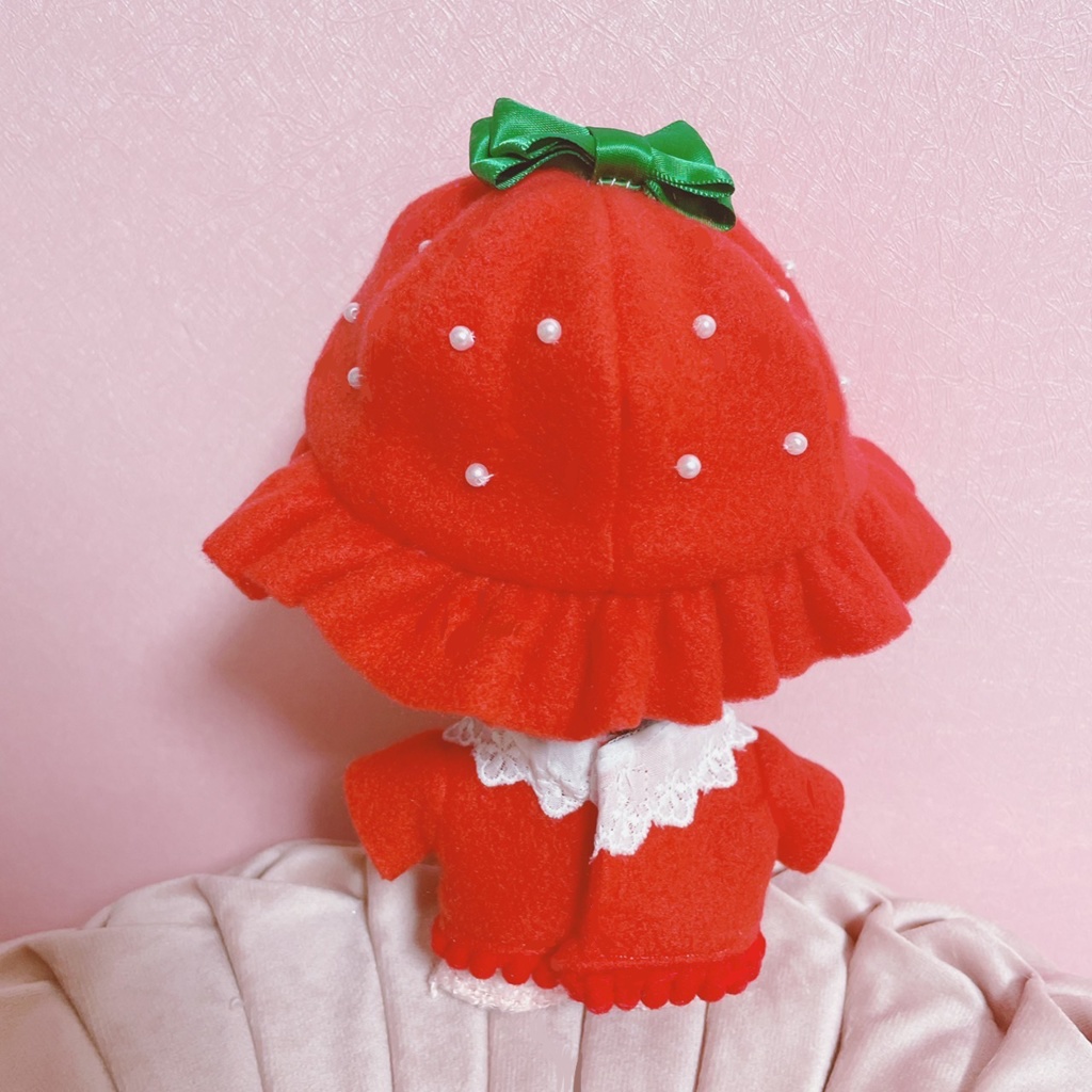 おめかしストロベリー帽子&トップス