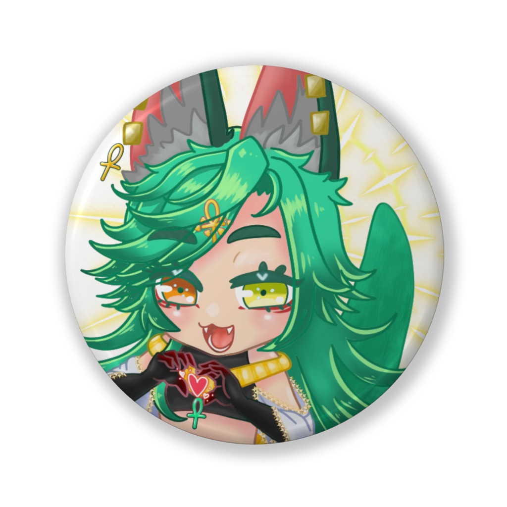 継内マコト【はーと♡】おやすい缶バッジ