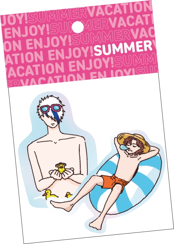 Summervacationステッカー