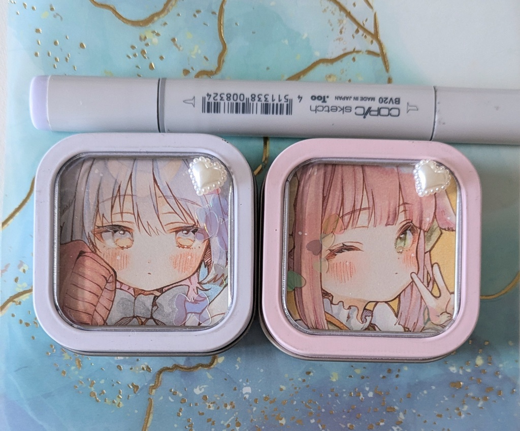 ミニ缶入り原画◎オリジナル