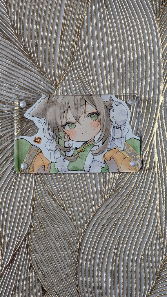 原画アクリルブロック【ねこみみちゃいな！】
