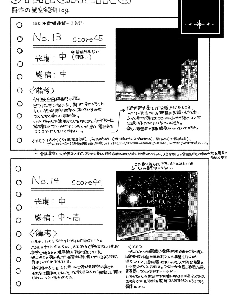 あなたは星のまたたき