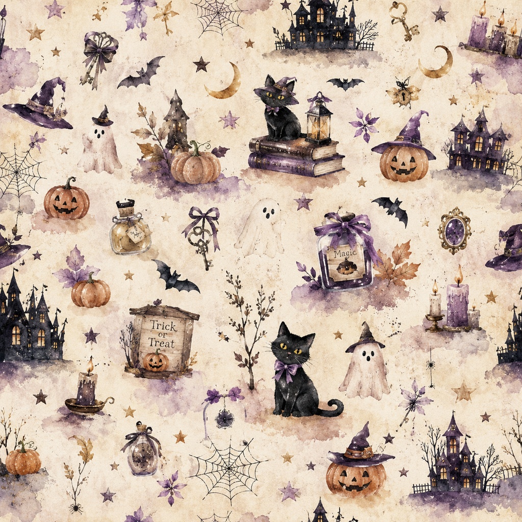 ハロウィンデザインペーパーVol.4