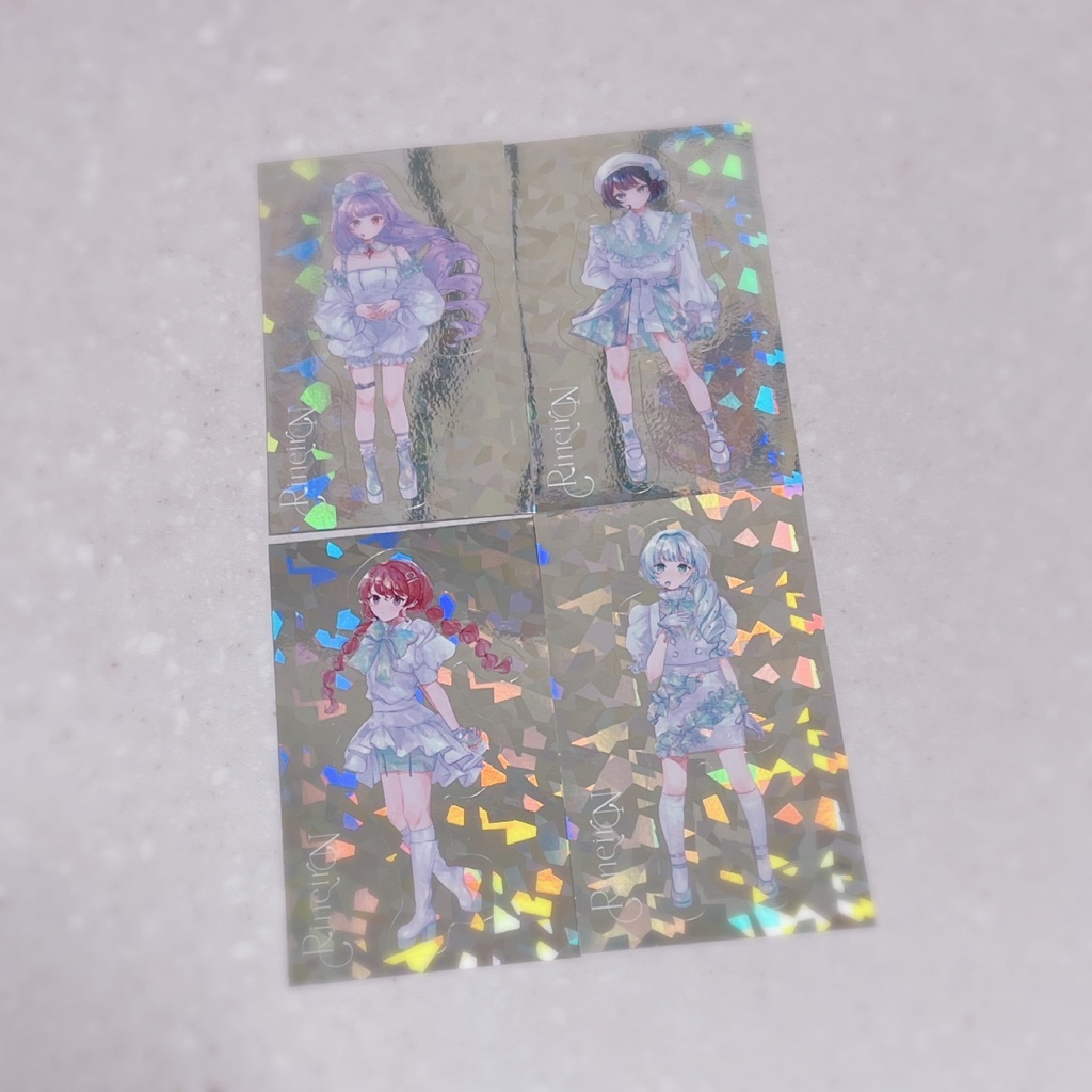 【再販】1周年メンバーステッカー