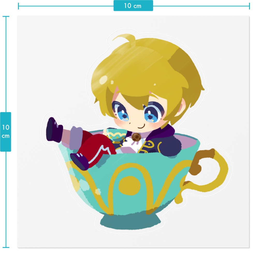 【期間限定】特典付きステッカー (※特典: オリジナル曲『ボクだけのミルクティー』MP3ファイル)