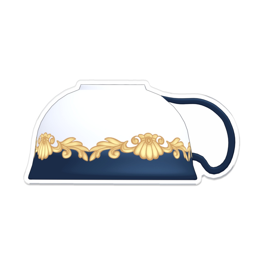 ダルシェのティーカップ(アクリルバッジ)