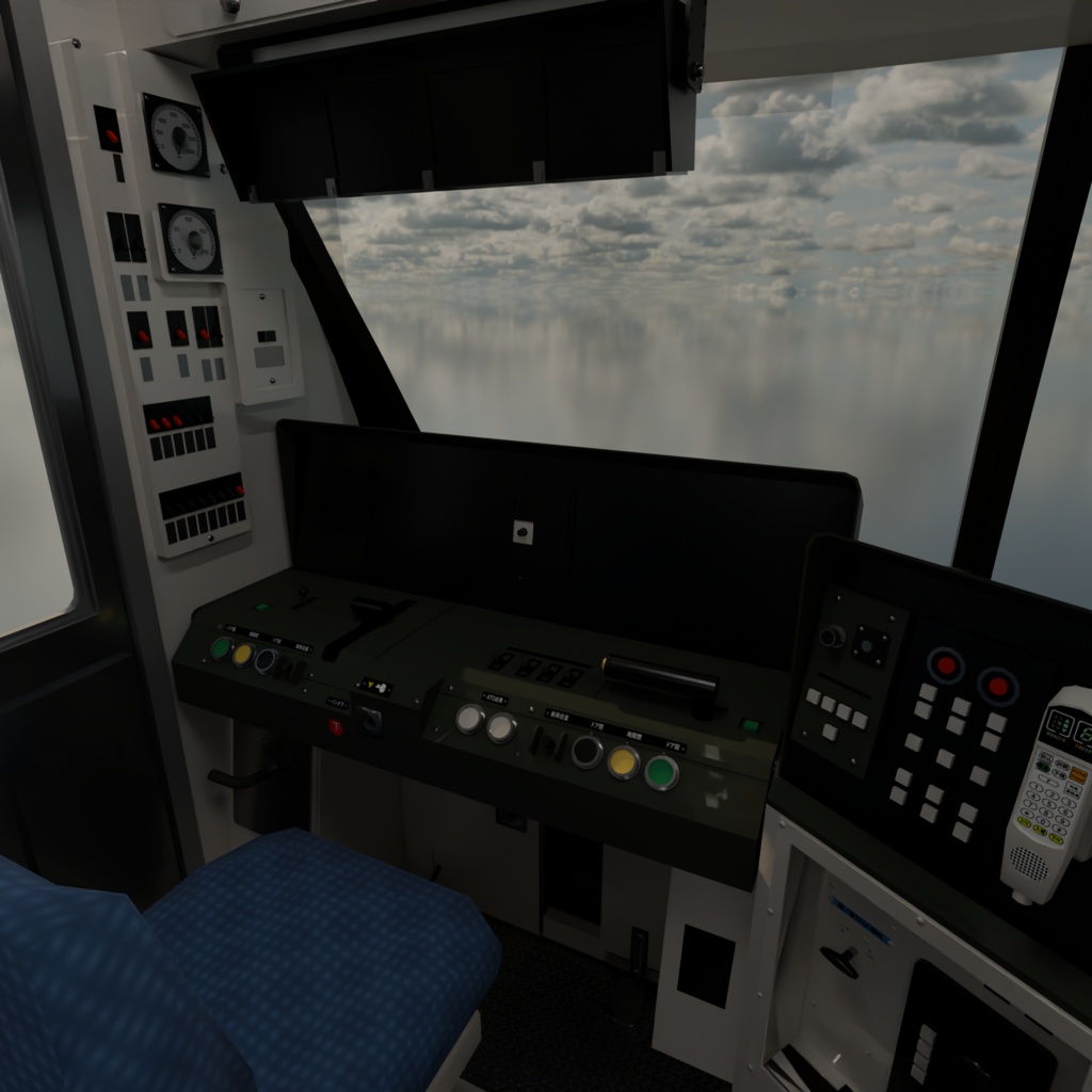 千代田線風地下鉄電車3Dモデル【blendファイル】