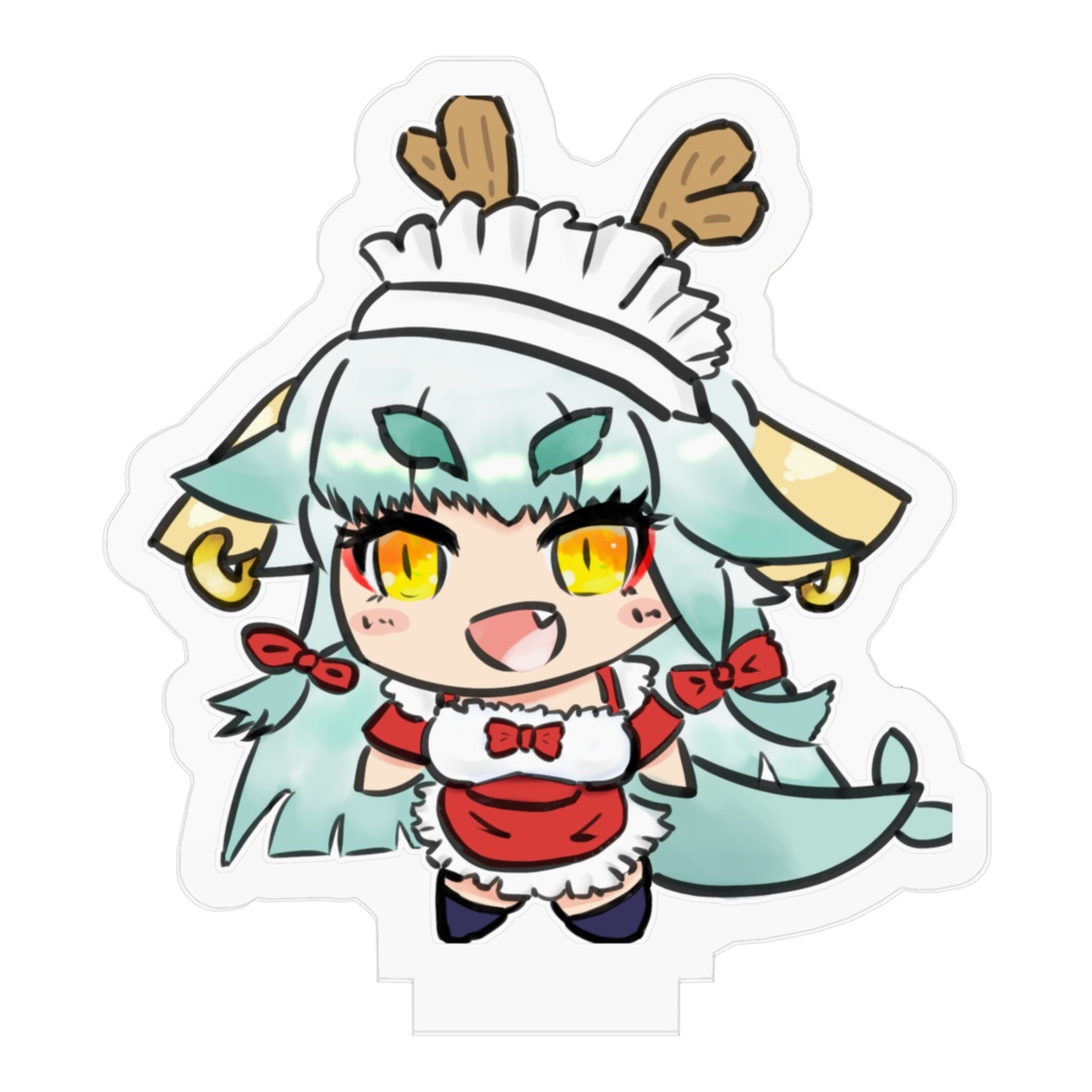 竜田けま verメイド アクリルスタンド