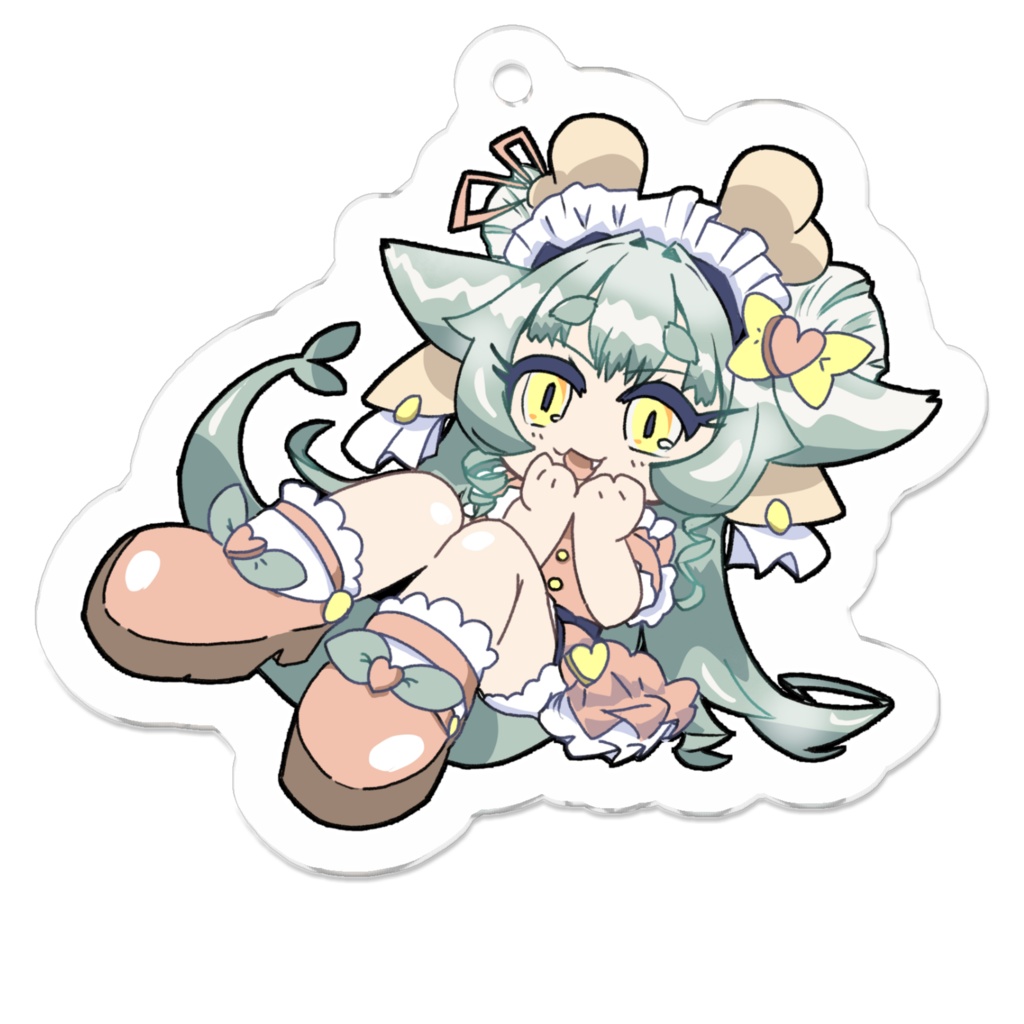 【2月限定】竜田けま アクリルキーホルダーバレンタイン けまの型Ver