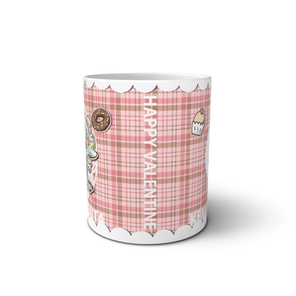 【2月限定】竜田けま マグカップ バレンタインVer