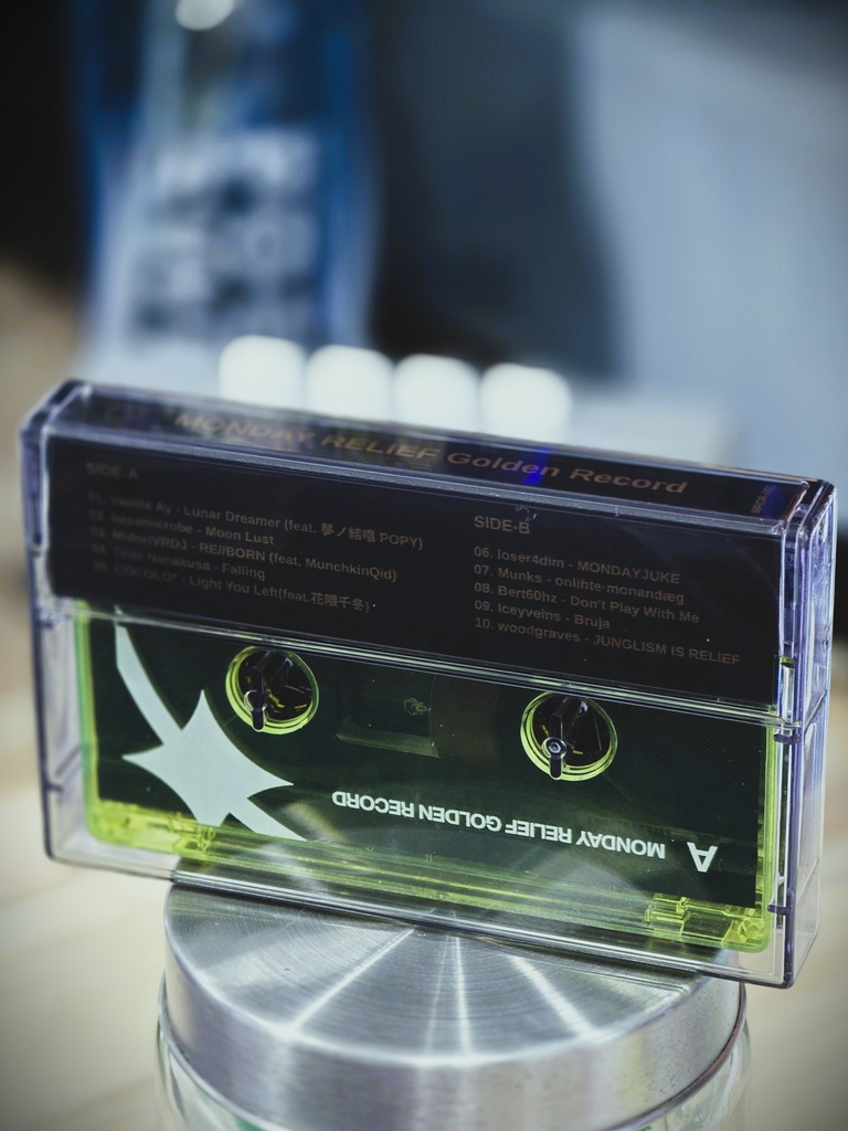MONDAY RELIEF "Golden Record" Cassette tape [1st lot]