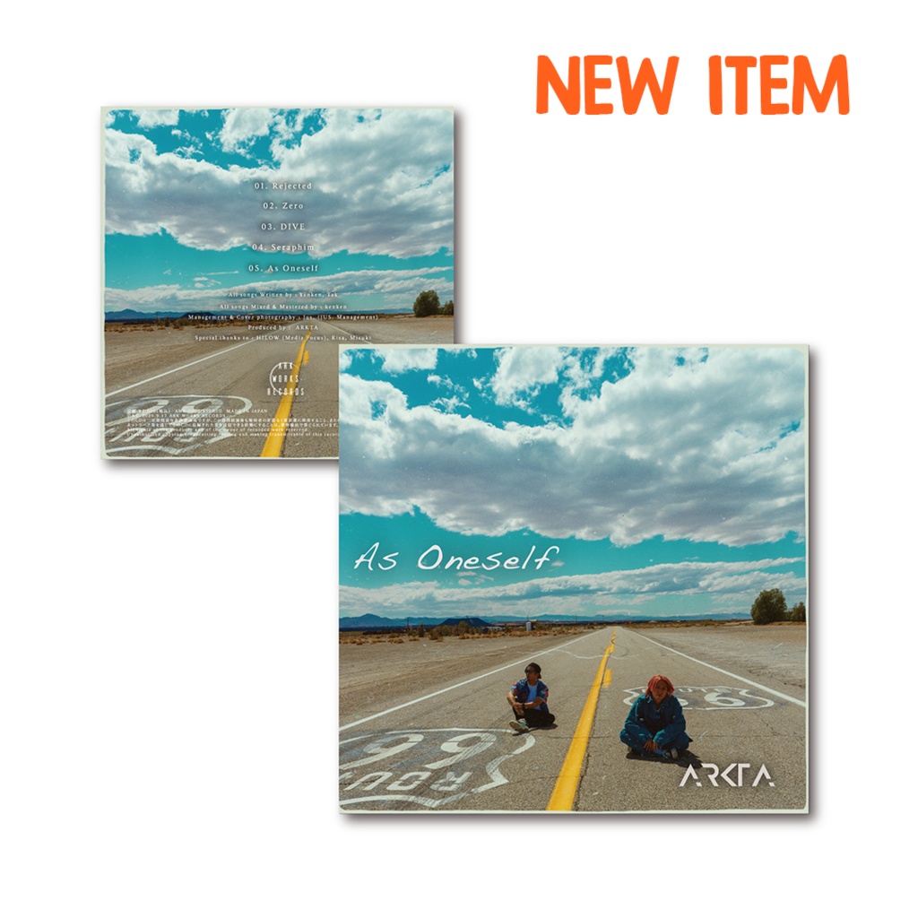 1st Press (初回盤) 7 inch Size Jacket CD: EP "As Oneself"