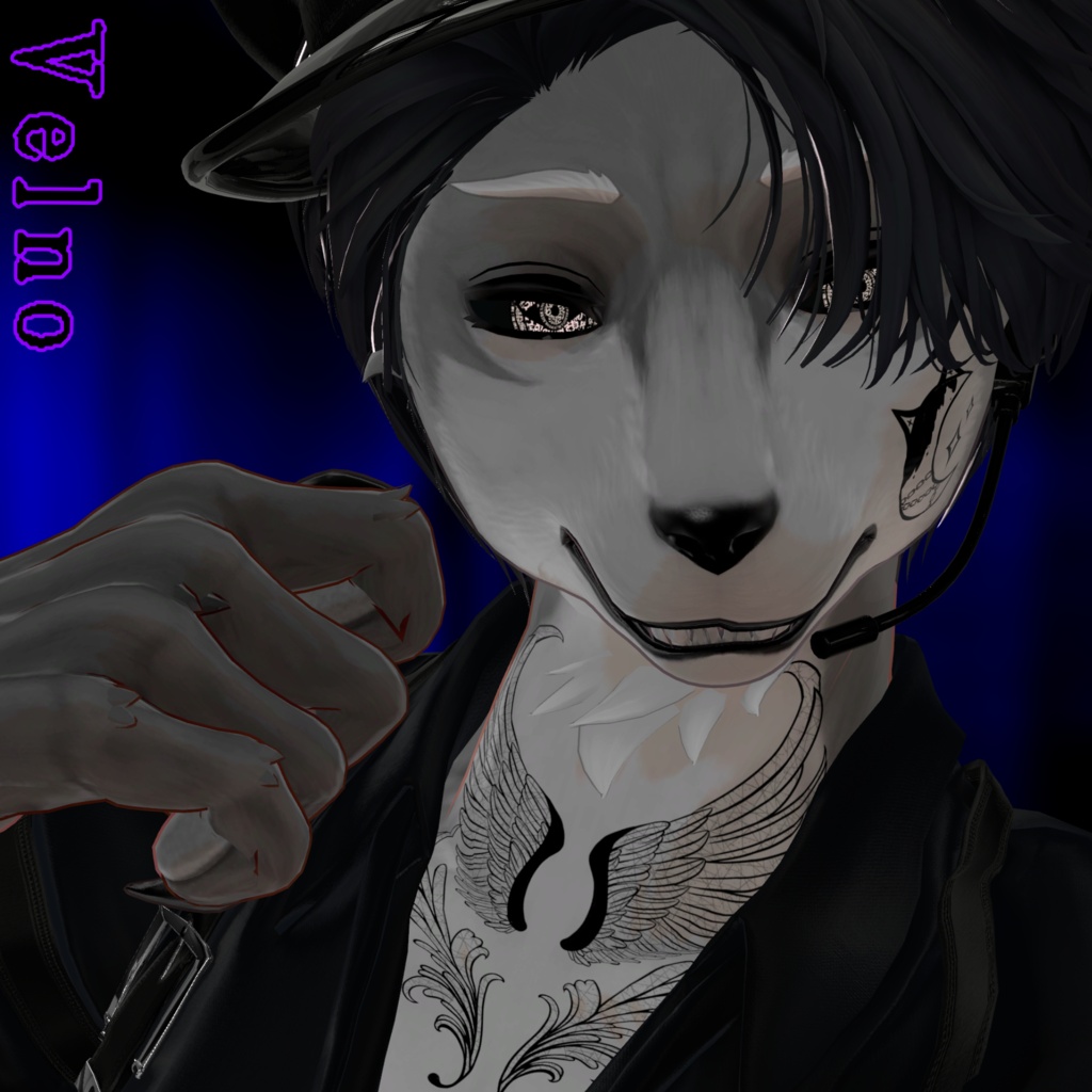 【複数アバター対応】Abyssal Sigil Eye Texture