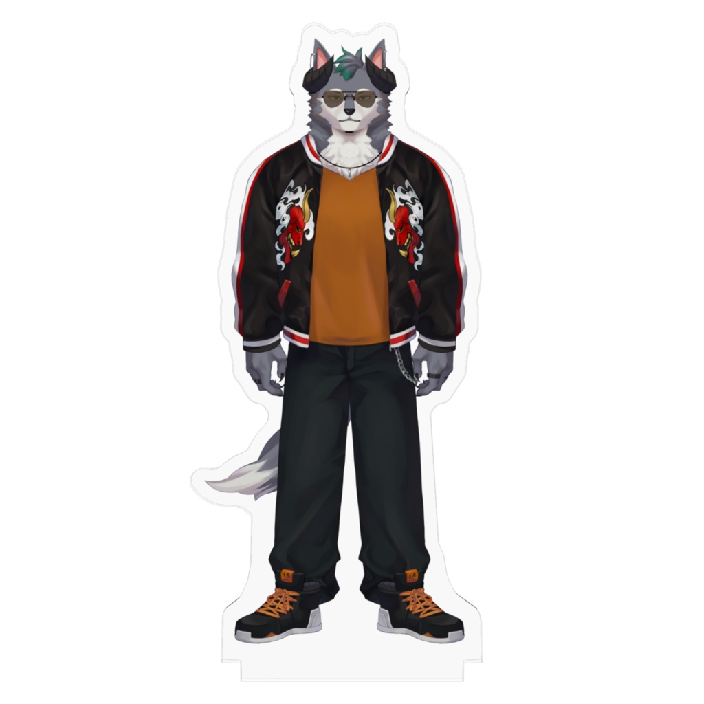 悪魔狼VTuberカサイ アクリルフィギュア