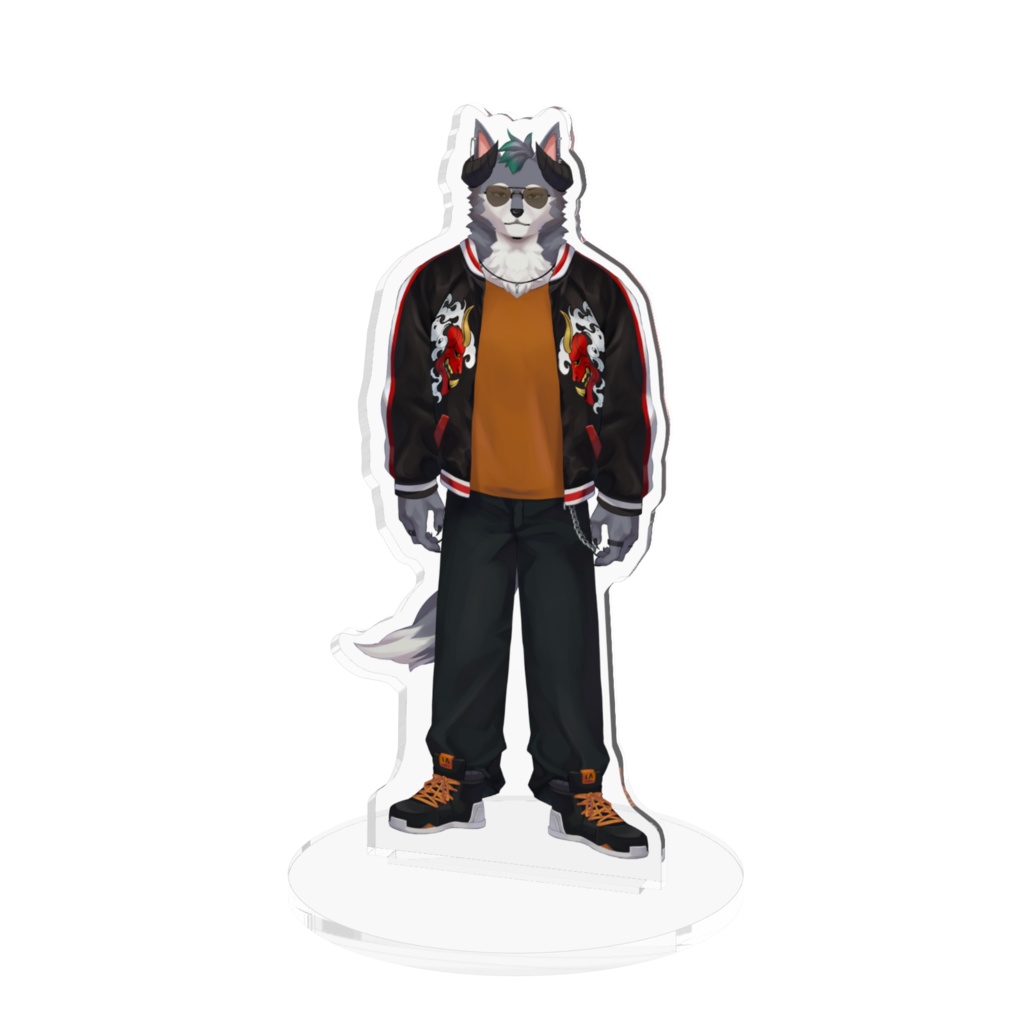 悪魔狼VTuberカサイ アクリルフィギュア