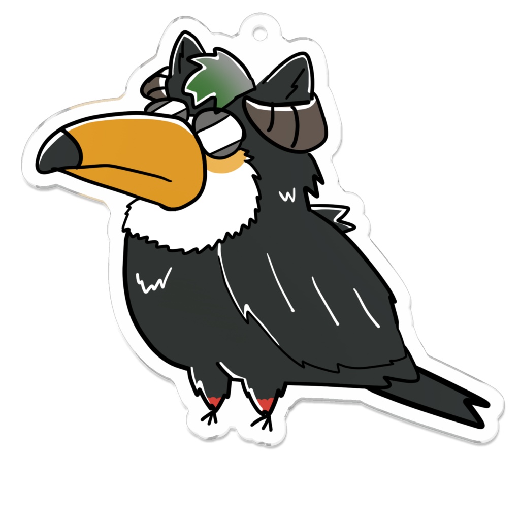 カサイ鳥キーホルダー