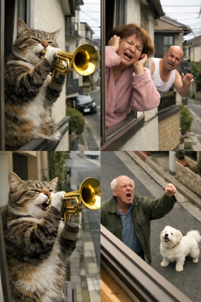 近所迷惑猫