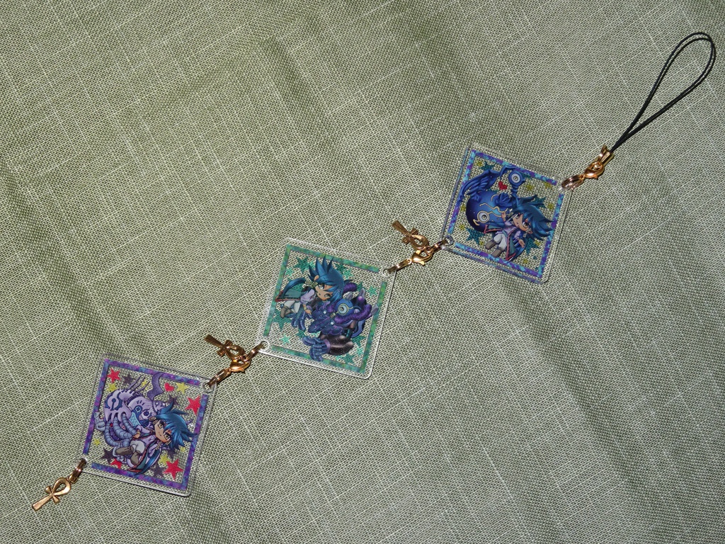 藍神＆モンスター連結アクリルキーホルダー