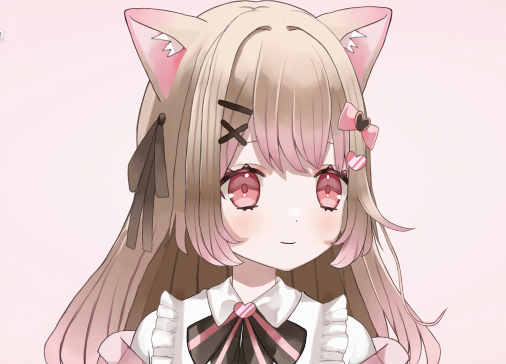 【汎用モデル】ゆるふわわんこの女の子【VTS対応】