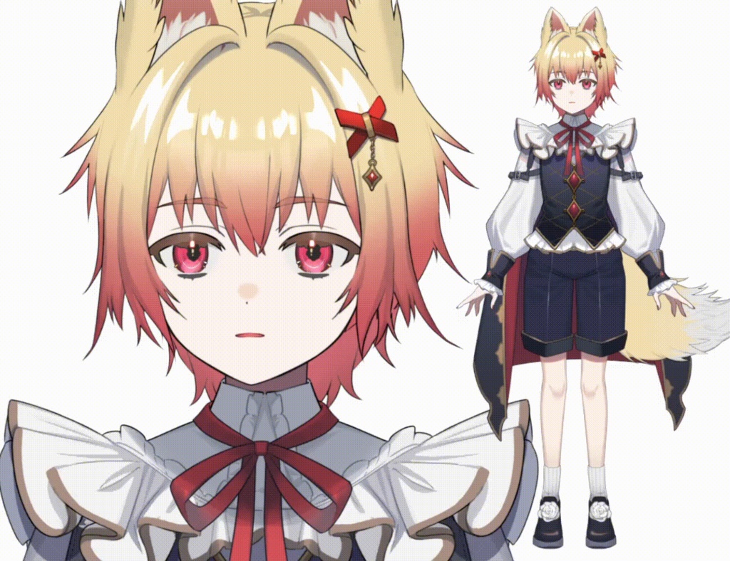 【汎用モデル】もふもふ狐の少年【VTS対応】