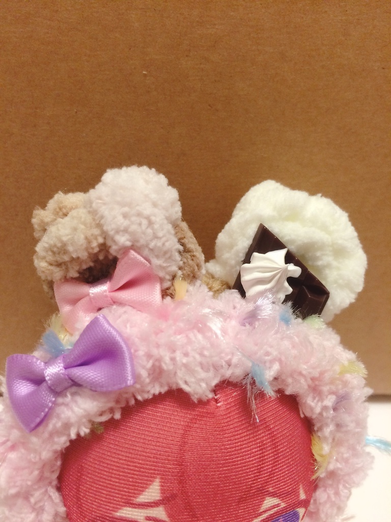 おまんじゅうきぐるみ チョコいちごねずみ