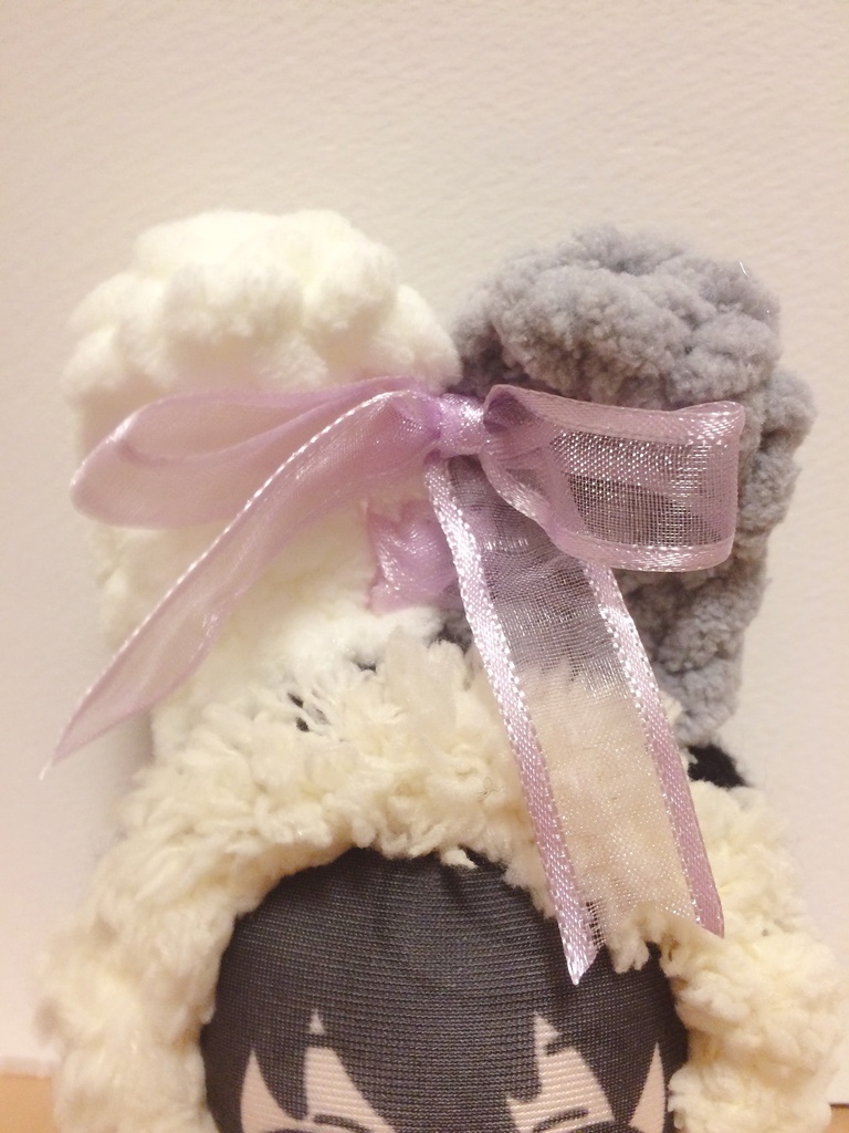 おまんじゅうちびきぐるみ くろうさぎ