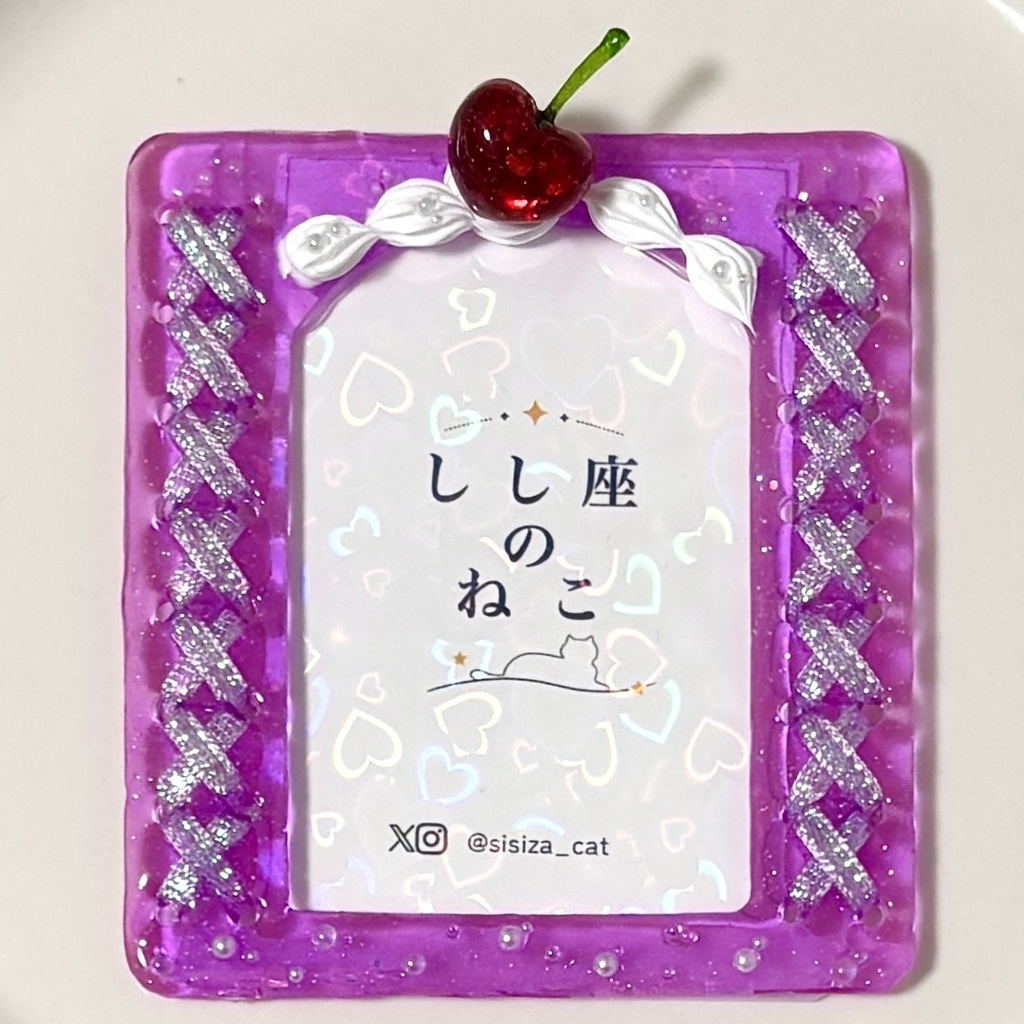 クリームソーダ風カードケース