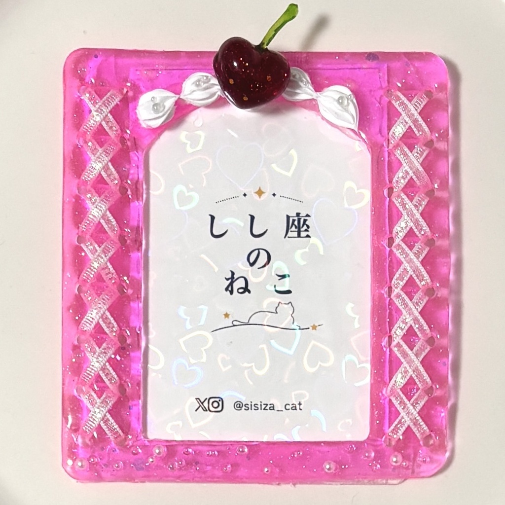クリームソーダ風カードケース